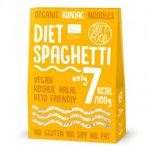 Ekologiški Shirataki Konjac makaronai spagečiai Diet food, 385 g